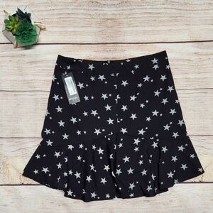 NEW!!! Women's black star mini skirt Sz.8
